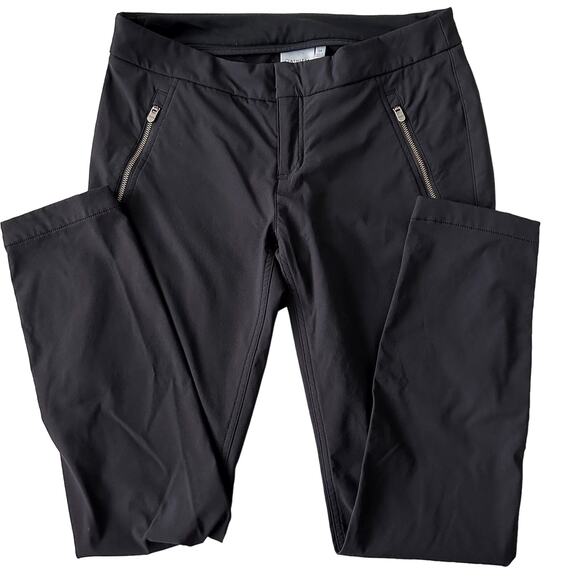 ATHLETA Women's Wander Black Ankle Zip Pant Skinny Size 10 - Picture 2 of 9
